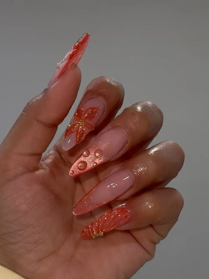 3d coral butterflies by Simone